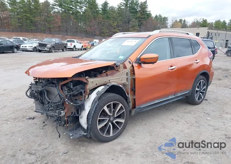 2019 Nissan Rogue Sl z USA, uszkodzony, nr VIN 5N1AT2MV0KC711403